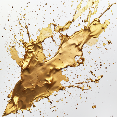 Printed Glass Kitchen Splashback Gold Splash