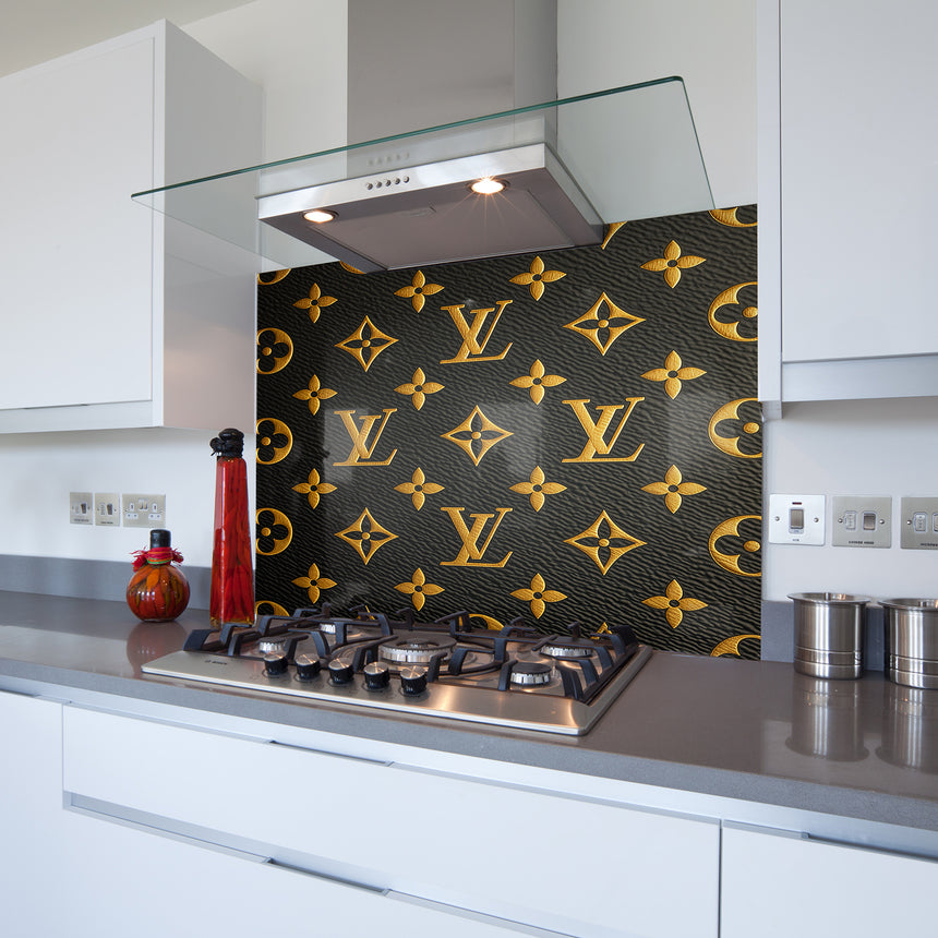 Printed Glass Kitchen Splashback LV