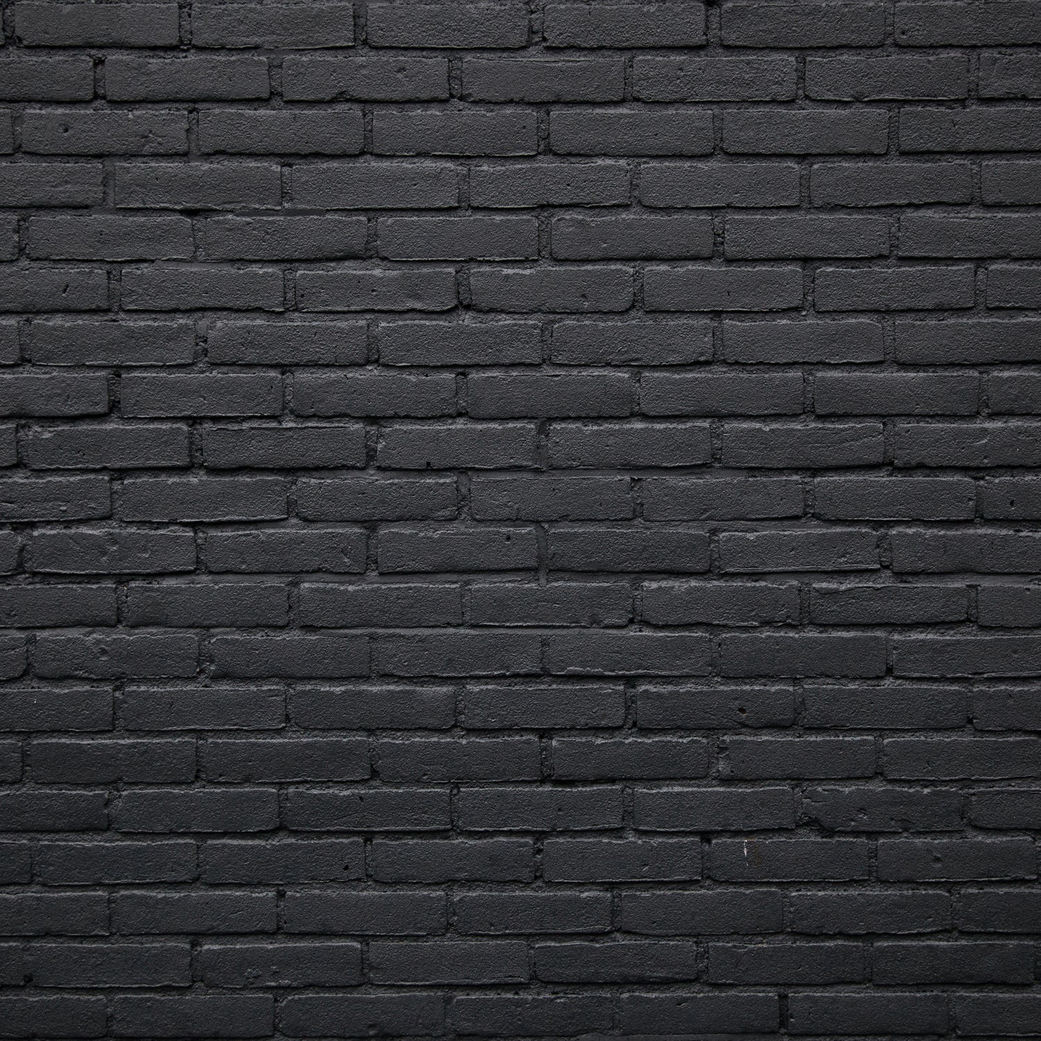 Printed Glass Kitchen Splashback Black Bricks