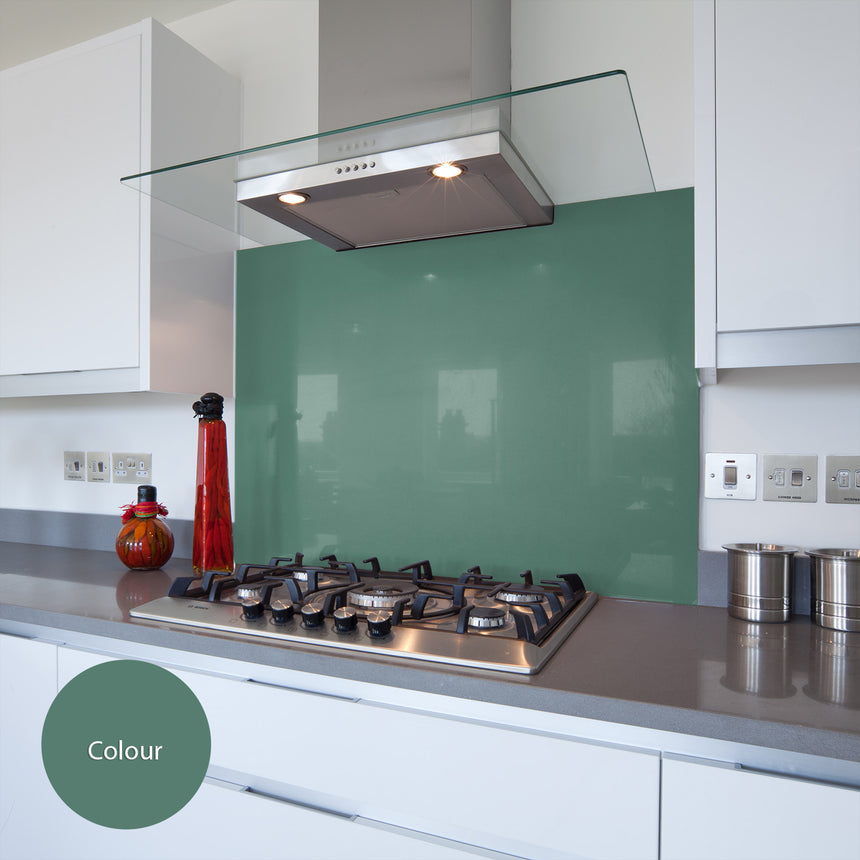 Emerald Green Glass Splashback