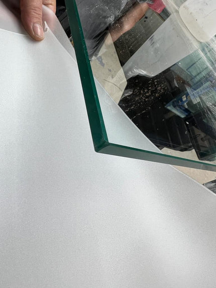 Grey Toughened Bespoke Glass Table Top