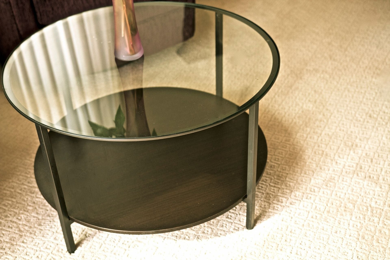A glass table for how to clean a glass table top