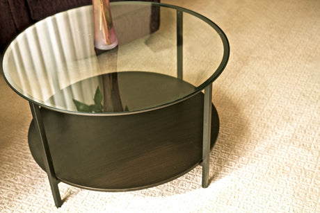 A glass table for how to clean a glass table top