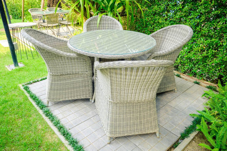 how to measure rattan table glass 