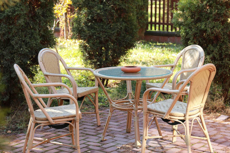 replacement glass rattan garden table