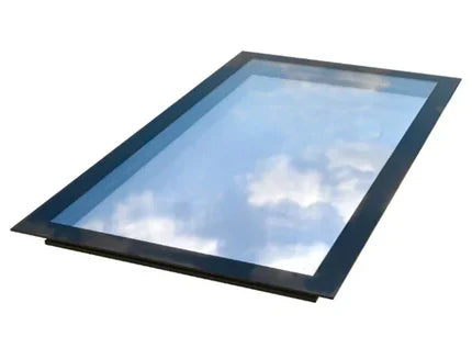 glass rooflight on a transparent background