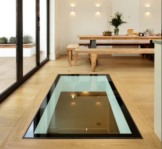 Walk on glass
