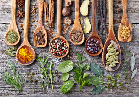Printed Glass Kitchen Splashback Spices