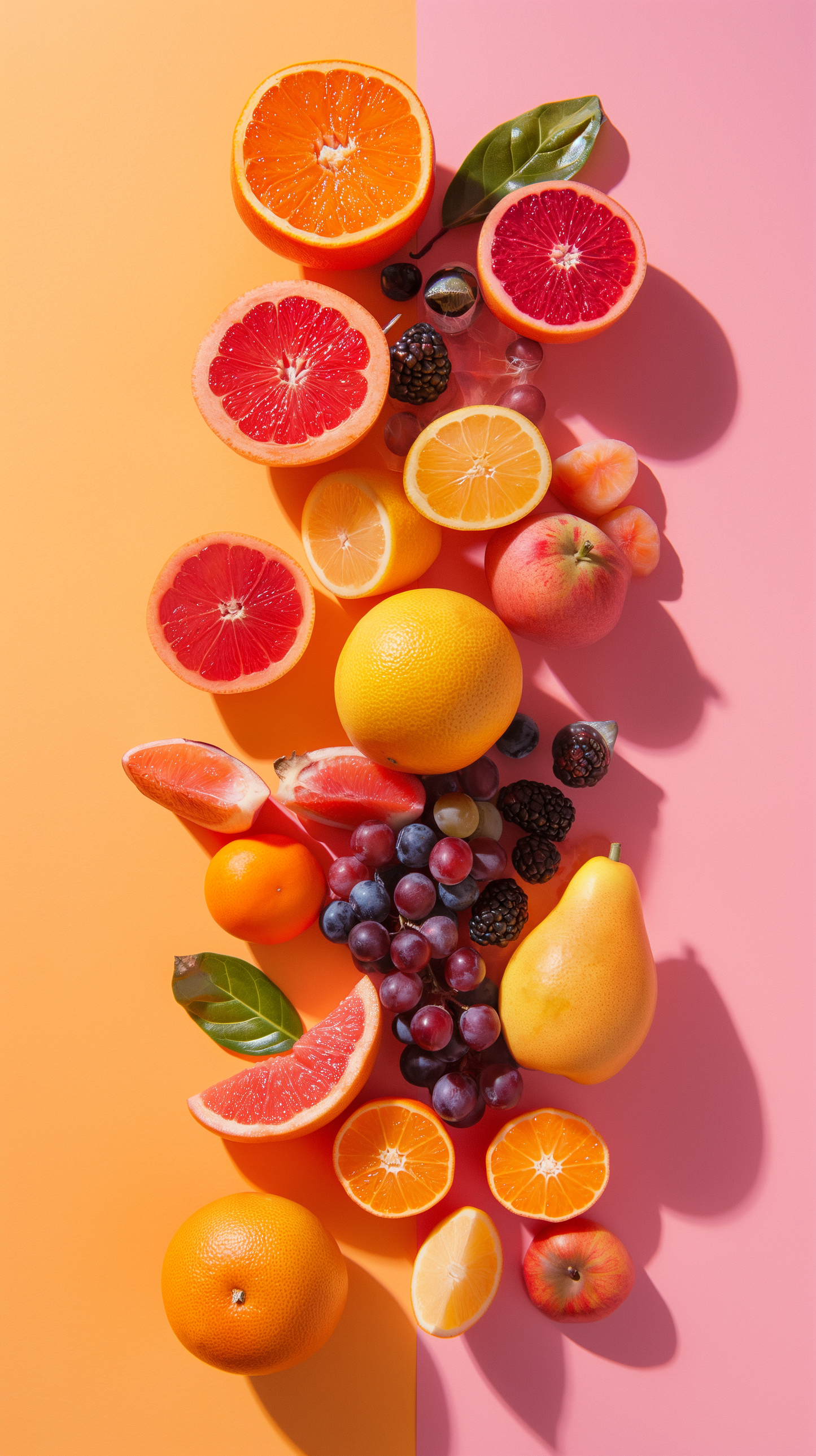 Colourful Fruit Glass Wall Art