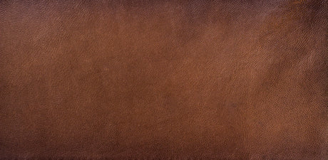 Printed Glass Kitchen Splashback Brown Leather