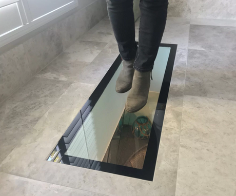 33mm walk on glass floors
