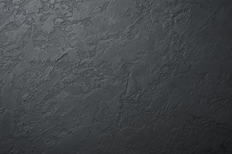 Printed Glass Kitchen Splashback Black Venetian Plaster