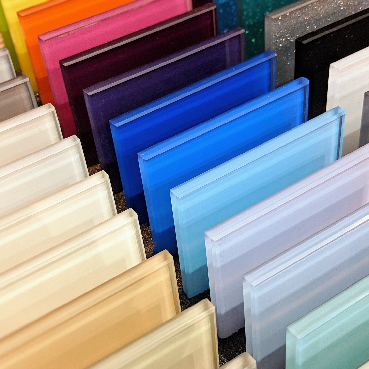 Standard Colour Painted Kitchen Glass Splashback