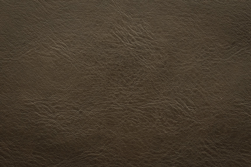 Dark leather kitchen glass splashback