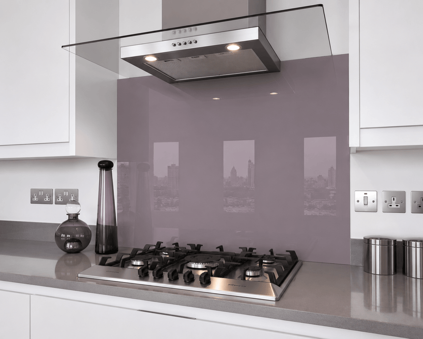 Dark Thistle Glass Splashback