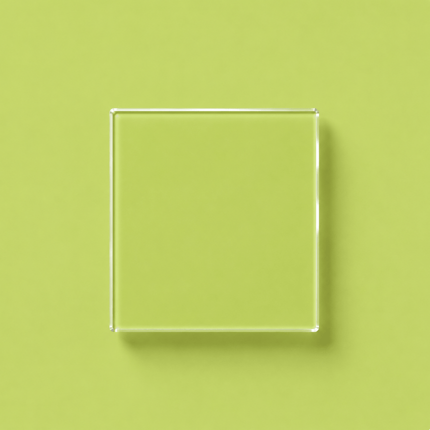 Kiwi Green Glass Splashback