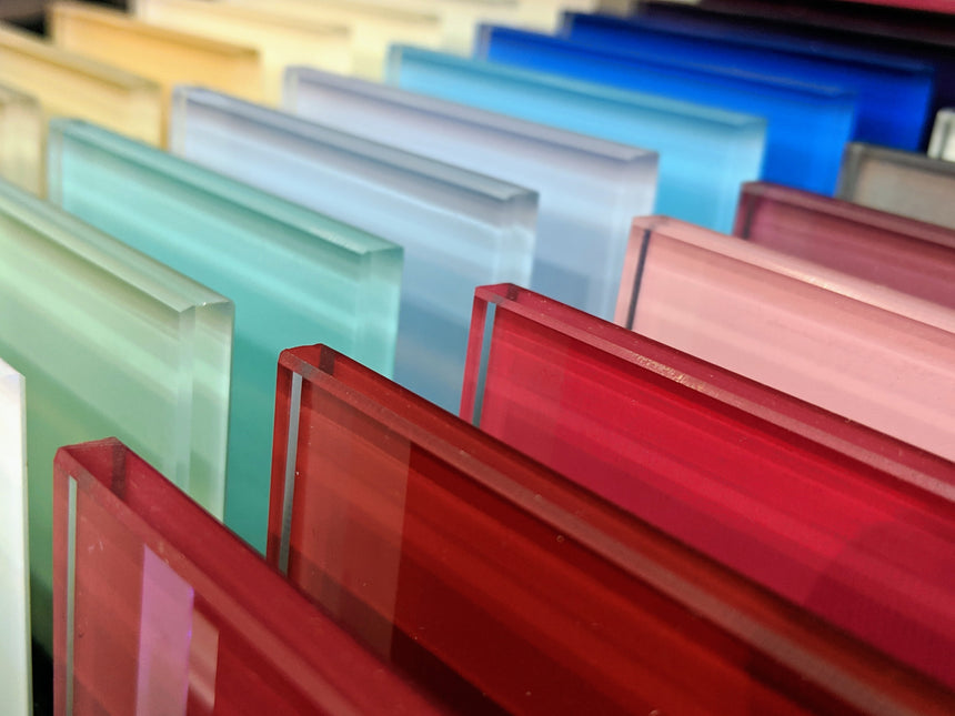 Standard Colour Painted Kitchen Glass Splashback