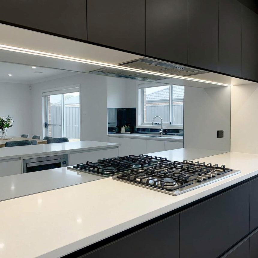 Toughened Mirror Splashback